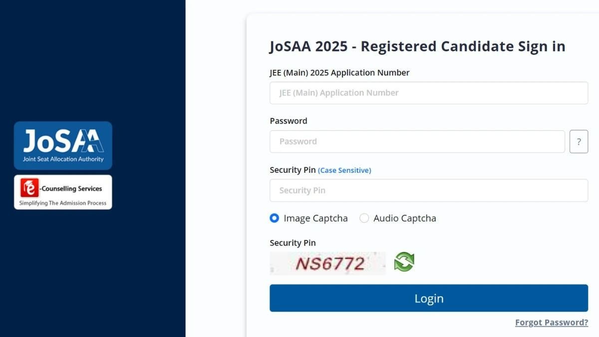 JoSAA Counselling 2025
