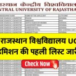 Rajasthan University Admission